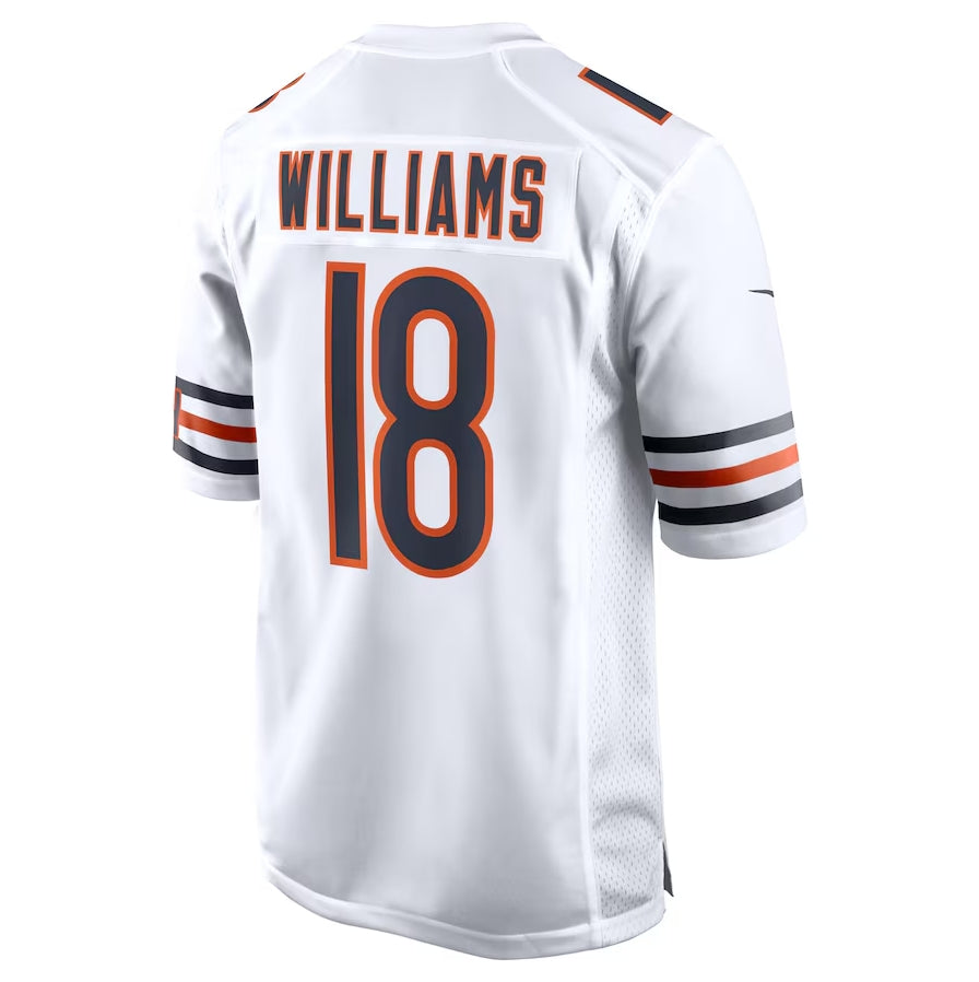 Custom #18 White 2024 CHI Football Shirt Top