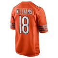 Custom #18 Orange 2024 CHI Football Shirt Top