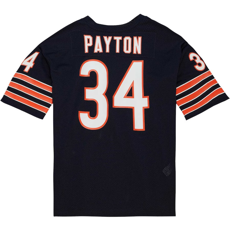 Custom #34 Navy 1983 Throwback CHI Football Shirt Top
