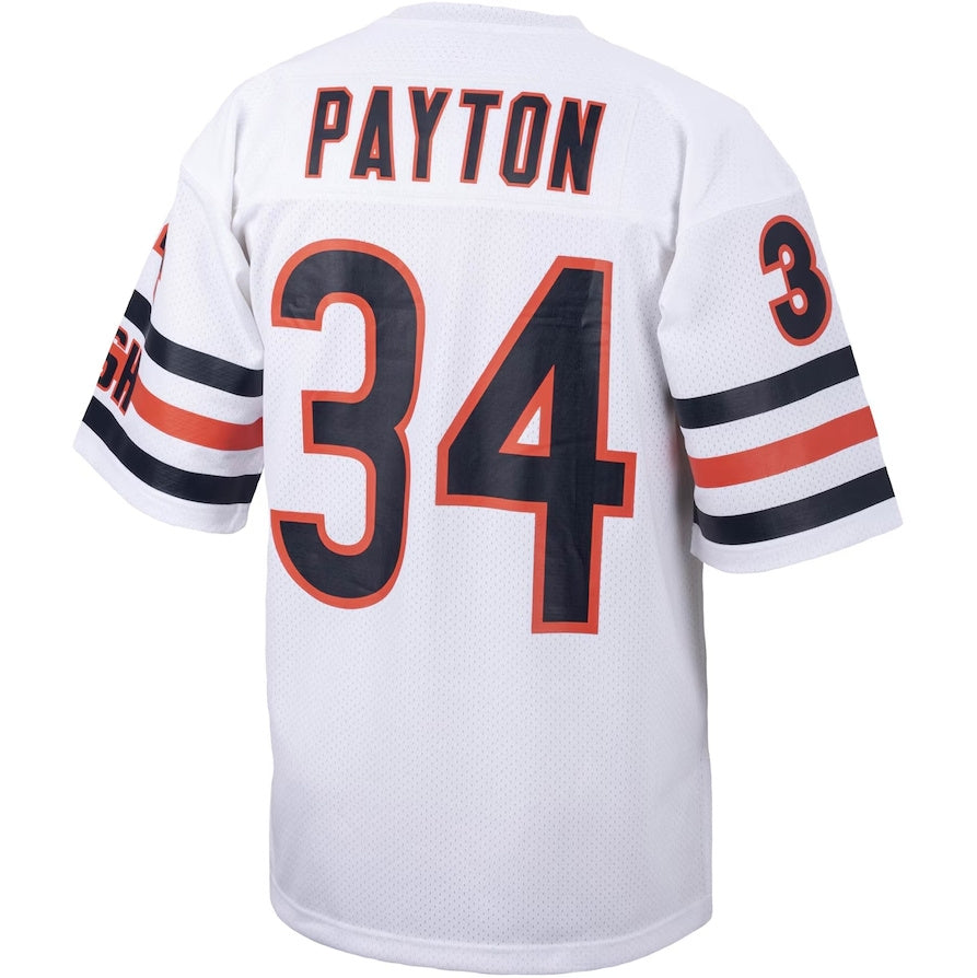 Custom #34 White 1985 CHI Football Shirt Top
