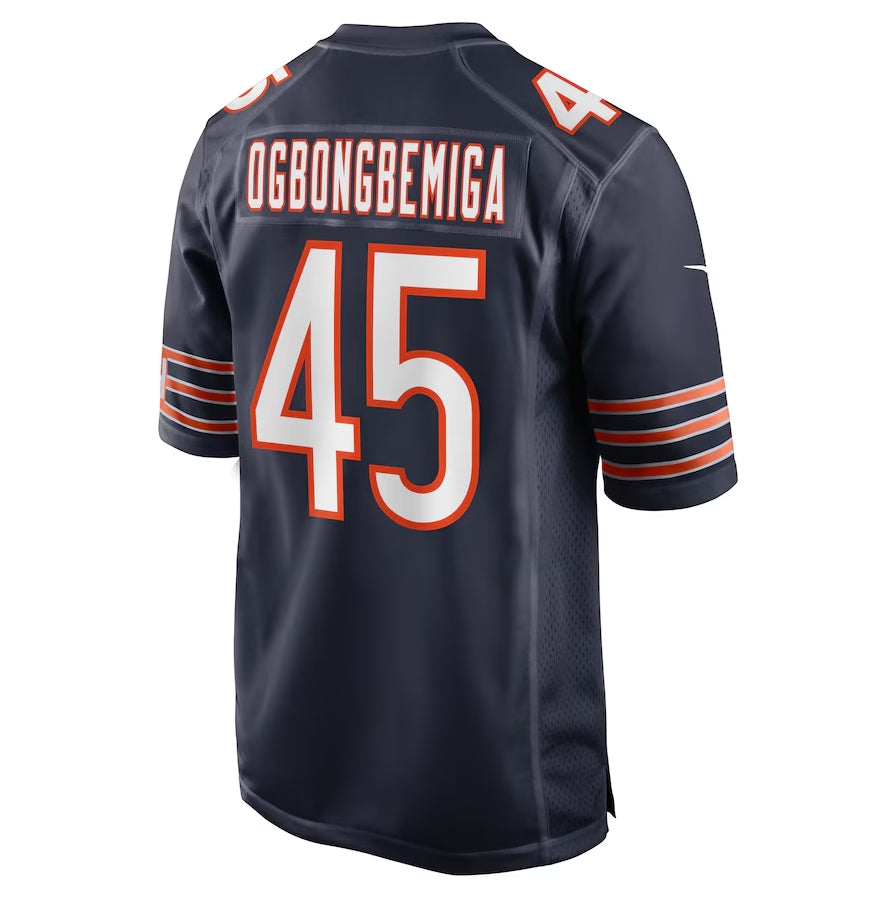 Custom #45 Navy CHI Football Shirt Top