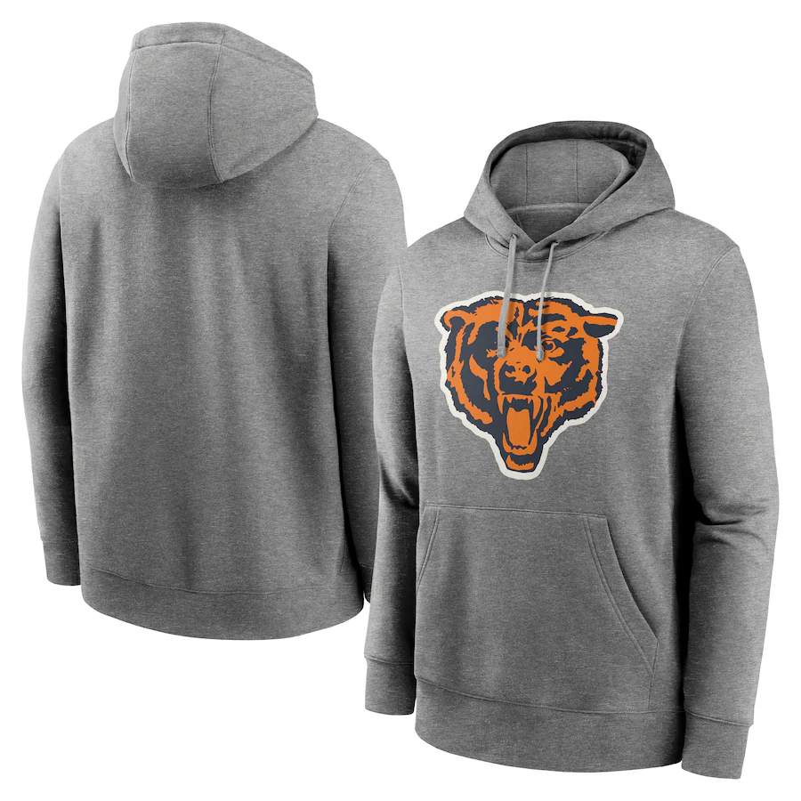 Custom Gray CHI Football Shirt Top