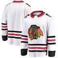 Custom White CHI Hockey Shirt Top