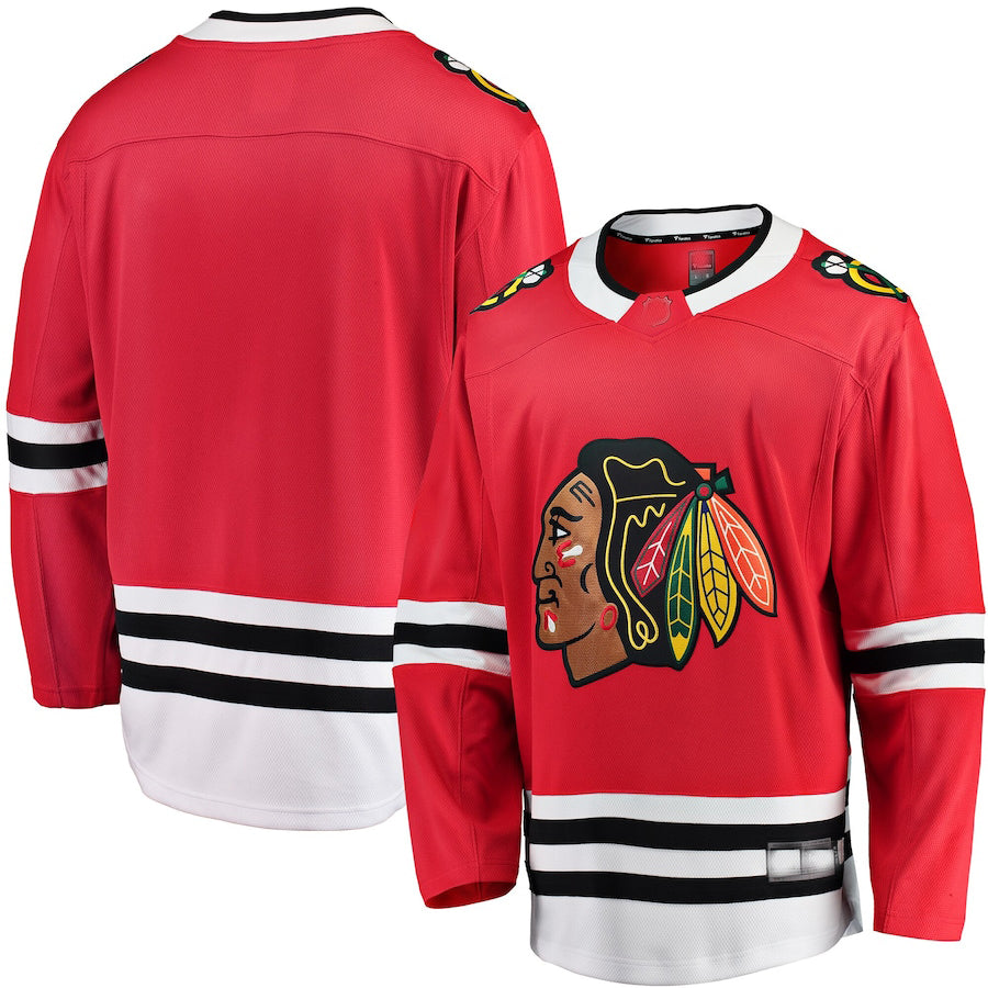 Custom Red CHI Hockey Shirt Top