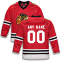 Custom Red CHI Hockey Shirt Top