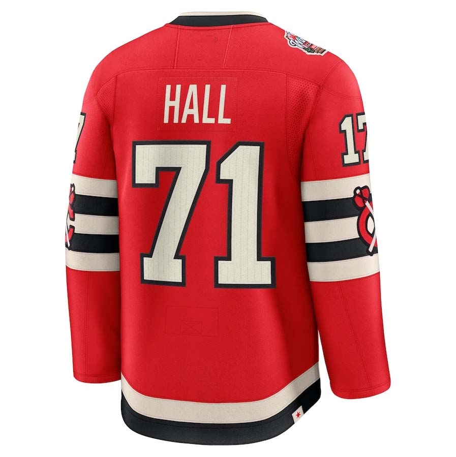 Custom #71 Red 2025 CHI Hockey Shirt Top