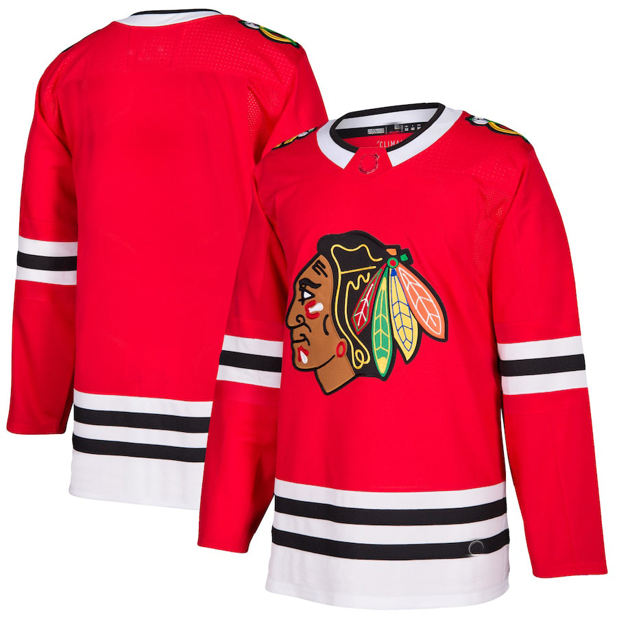 Custom Red CHI Hockey Shirt Top