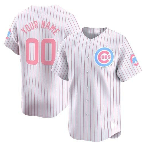 Custom Pink CHC Baseball Shirt Top