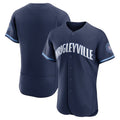 Custom Navy City Connect CHC Baseball Shirt Top