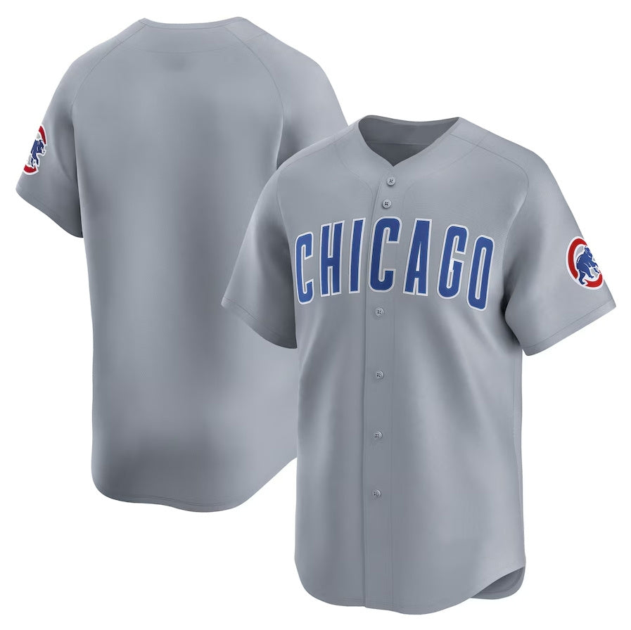 Custom Gray CHC Baseball Shirt Top