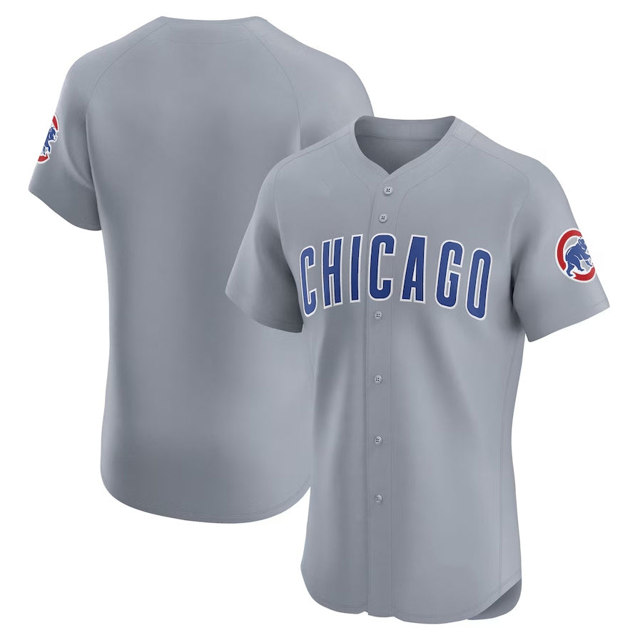 Custom Gray CHC Baseball Shirt Top