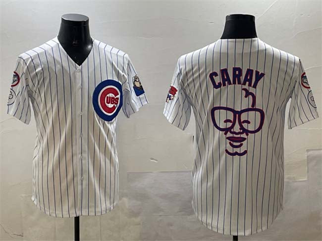 Custom White CHC Baseball Shirt Top
