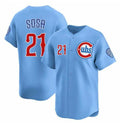 Custom #21 Blue 2024 CHC Baseball Shirt Top