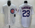 Custom #23 White CHC Baseball Shirt Top