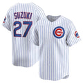 Custom #27 White CHC Baseball Shirt Top