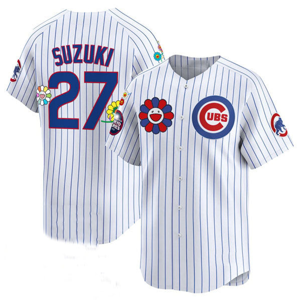 Custom #27 White 2025 CHC Baseball Shirt Top