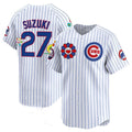Custom #27 White 2025 CHC Baseball Shirt Top