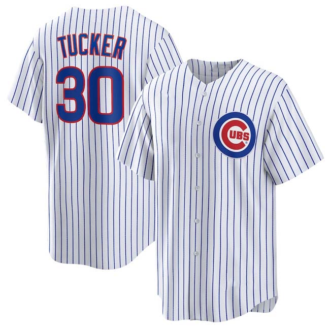 Custom #30 White 2024 CHC Baseball Shirt Top