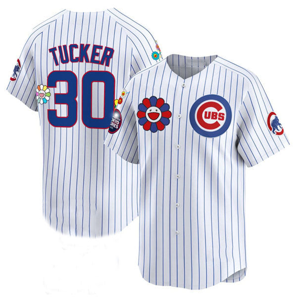 Custom #30 White 2025 CHC Baseball Shirt Top