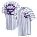 Custom #52 White 2024 CHC Baseball Shirt Top