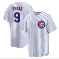 Custom #9 White CHC Baseball Shirt Top