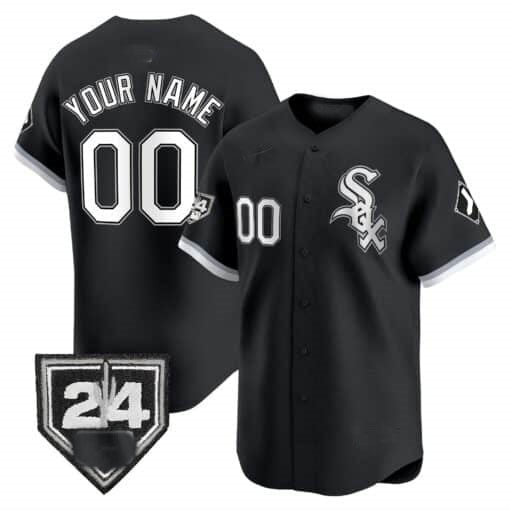 Custom White 2024 CWS Baseball Shirt Top