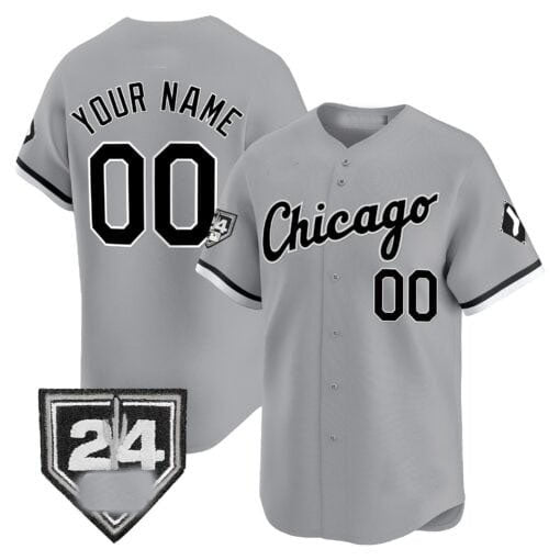 Custom White 2024 CWS Baseball Shirt Top