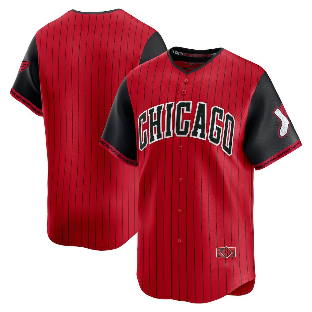 Custom Black 2025 City Connect CWS Baseball Shirt Top