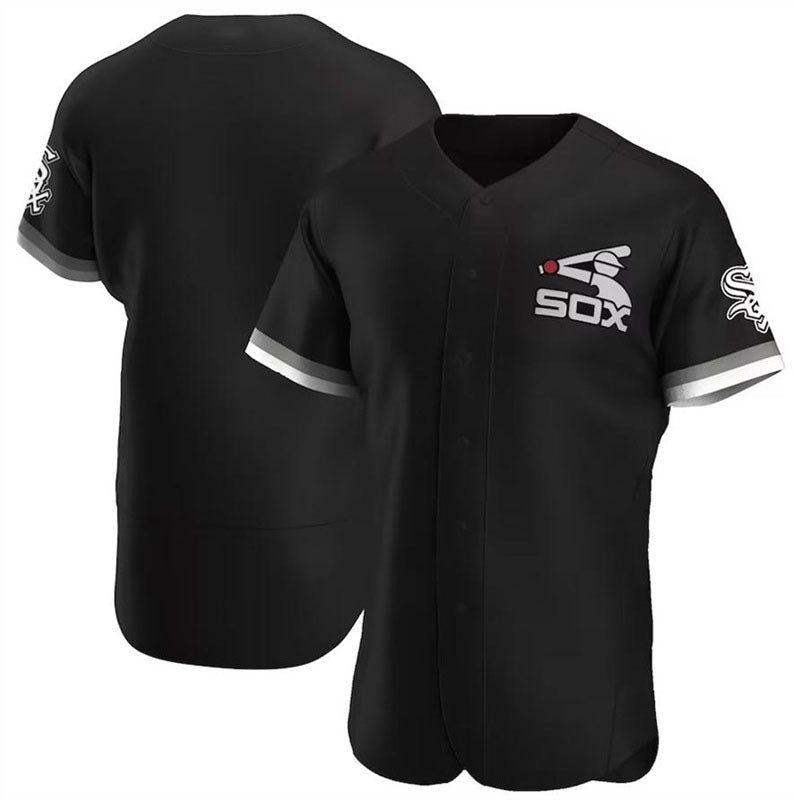 Custom Black CWS Baseball Shirt Top