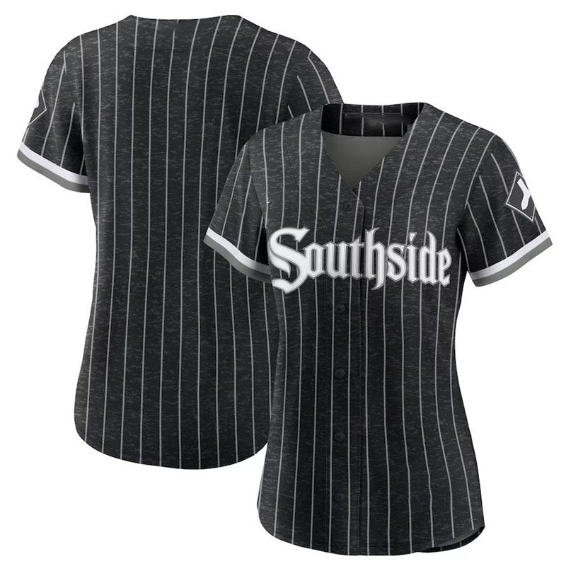 Custom Black City Connect CWS Baseball Shirt Top