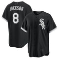Custom #8 Black CWS Baseball Shirt Top