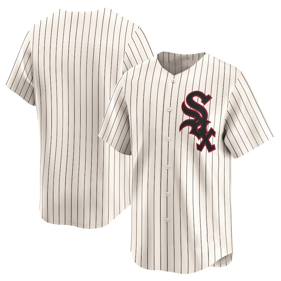 Custom White CWS Baseball Shirt Top