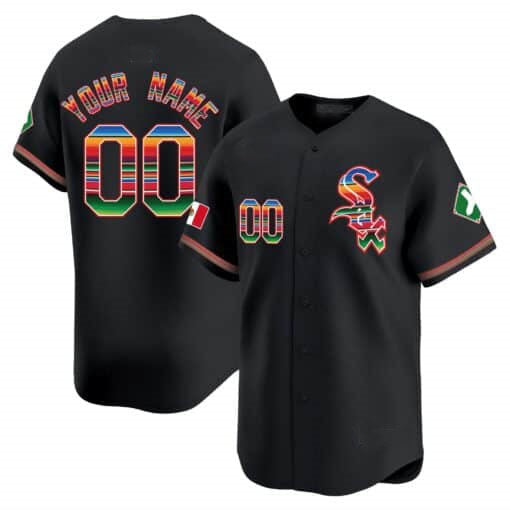 Custom White CWS Baseball Shirt Top