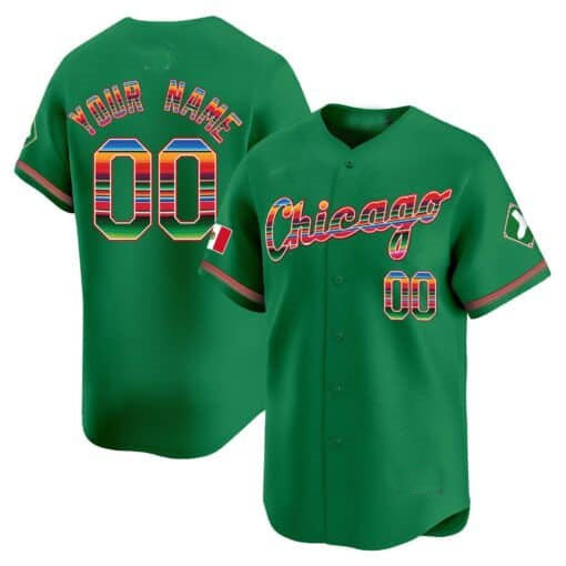 Custom White CWS Baseball Shirt Top