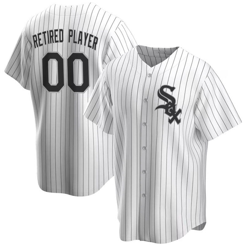 Custom White CWS Baseball Shirt Top