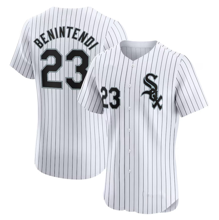 Custom #23 White CWS Baseball Shirt Top