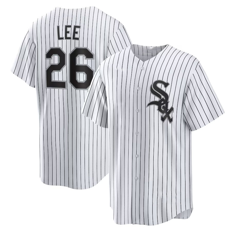 Custom #26 White CWS Baseball Shirt Top