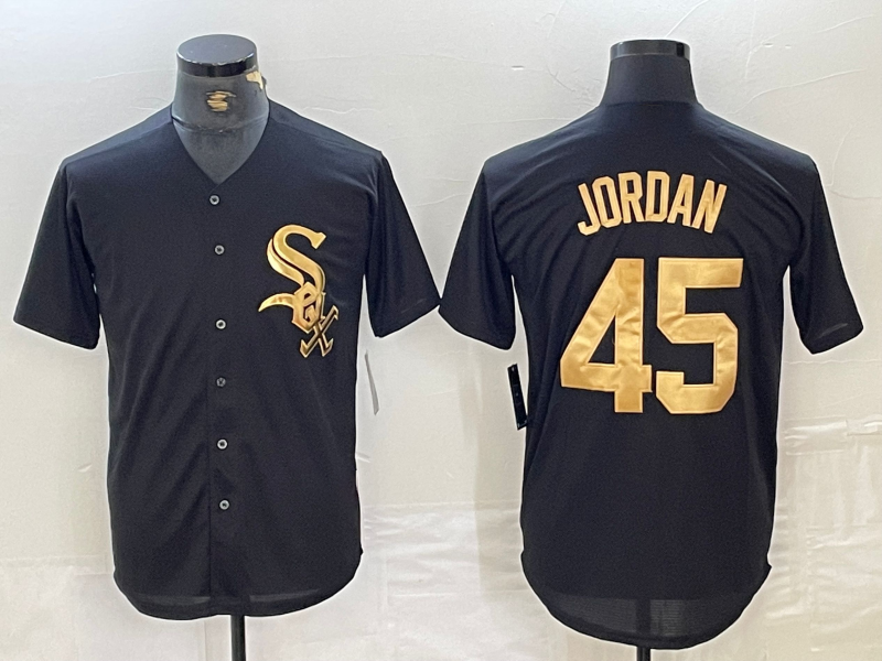 Custom #45 Black CWS Baseball Shirt Top