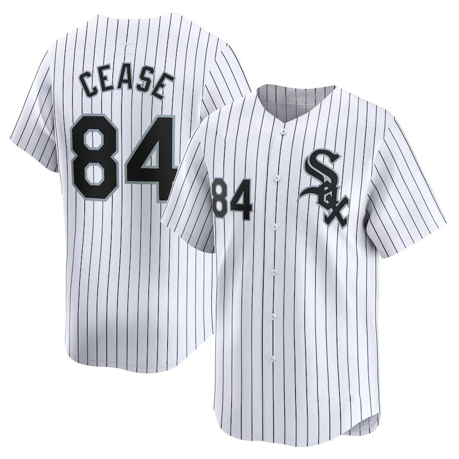 Custom #84 White CWS Baseball Shirt Top