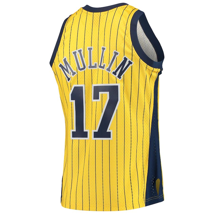 Custom #17 Gold 1999 IND Basketball Shirt Top