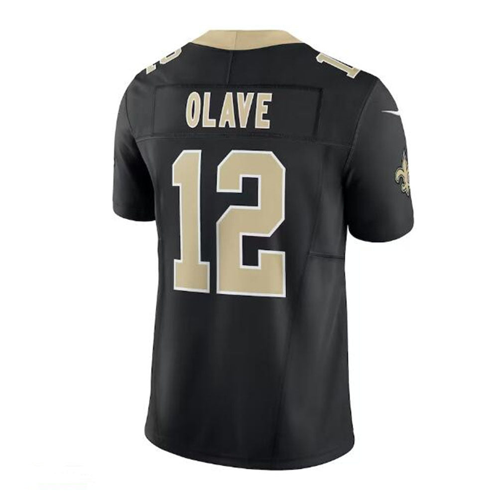 Custom #12 Black NO Football Shirt Top