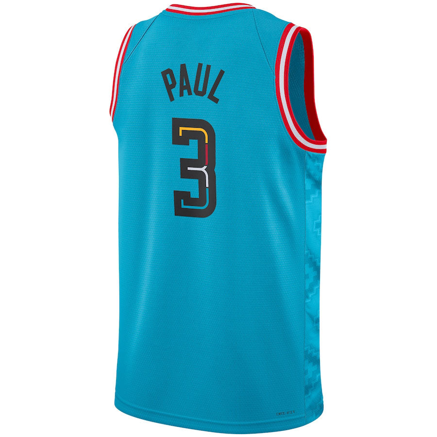Custom #3 Turquoise 2022 PHX Basketball Shirt Top
