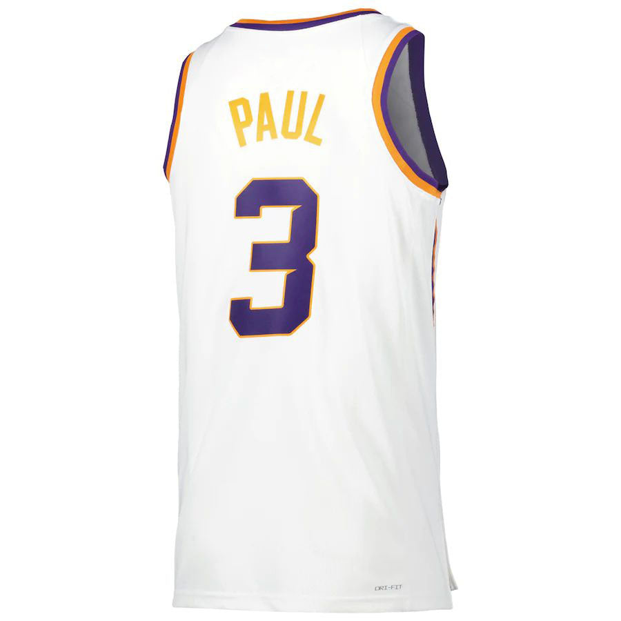 Custom #3 White 2022 PHX Basketball Shirt Top