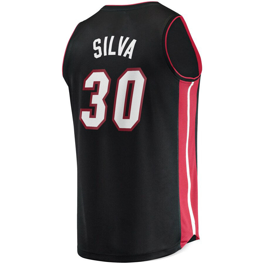 Custom #30 Black 2021 MIA Basketball Shirt Top