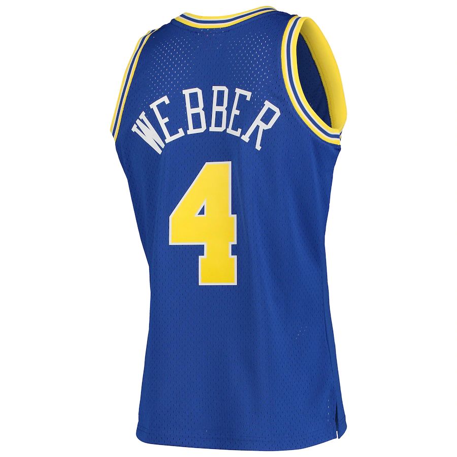 Custom #4 1993 GSW Basketball Shirt Top