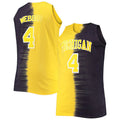Custom #4 Navy College Shirt Top