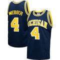 Custom #4 Navy College Shirt Top
