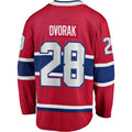 Custom #28 Red MTL Hockey Shirt Top
