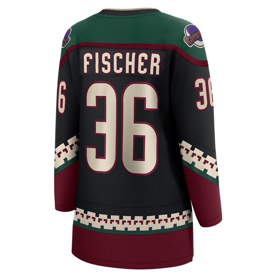 Custom #36 Black Hockey Shirt Top