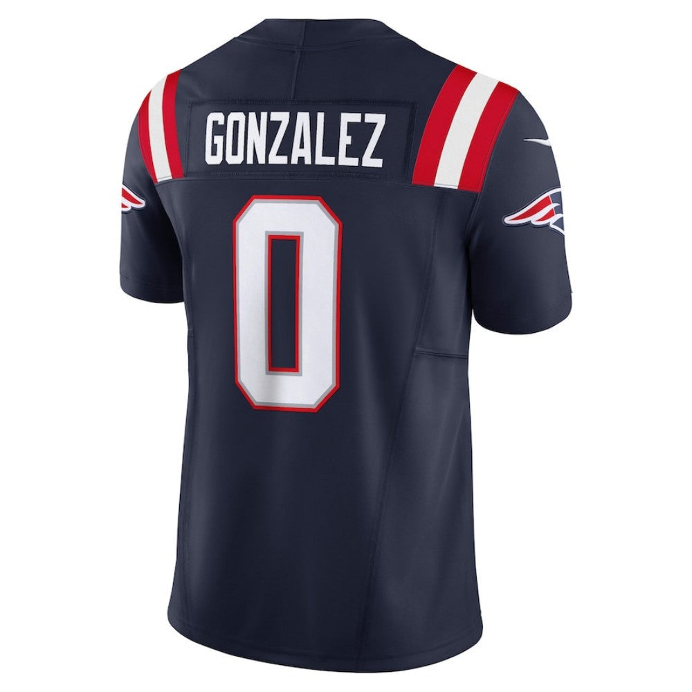 Custom #0 Navy NE Football Shirt Top